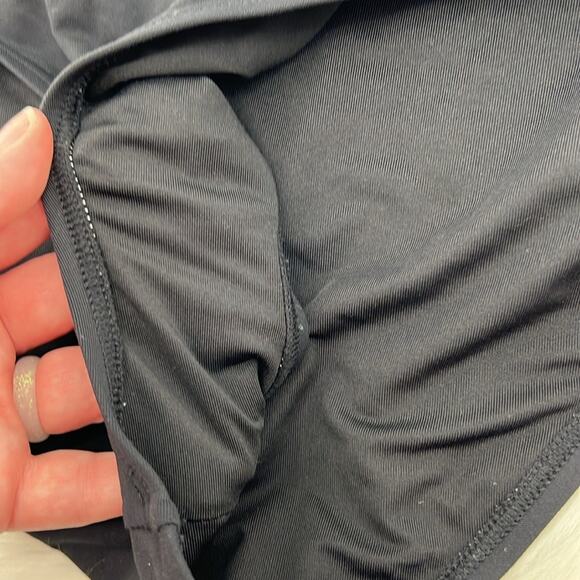 Kate Spade Women's Belted Plunge Halter One Piece Swimsuit - Black - Medium - Picture 4 of 7